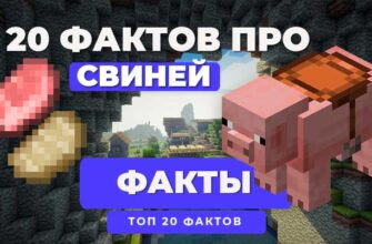 ТОП 20 ФАКТОВ О СВИНЯХ в Minecraft PE и приручение - POCKETMINE.RU