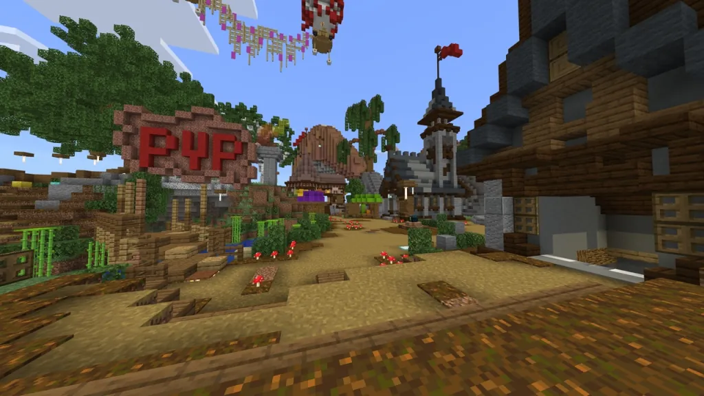 Компактный спавн для Анархии на Bedrock 1.20+ PocketMine-MP