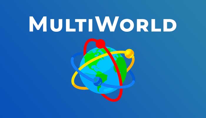 MultiWorld — Плагин который добавляет поддержку множества миров, Так-же ад и край, а еще он добавляет ванильную генерацию на сервере Minecraft PocketMine-MP.