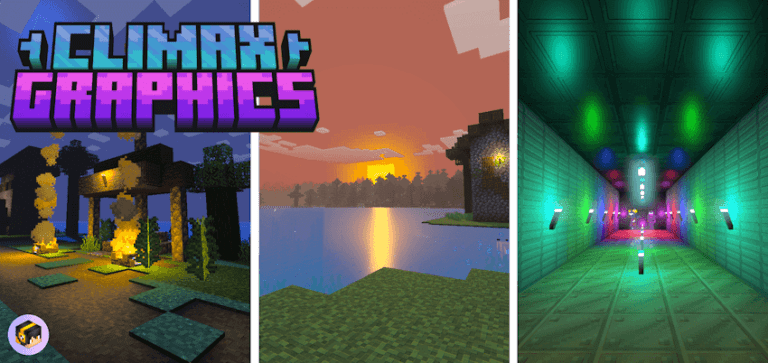Climax Graphics Addon - это дополнение, которое улучшает графику и обновляет внешний вид неба, блоков и освещения в Minecraft.
