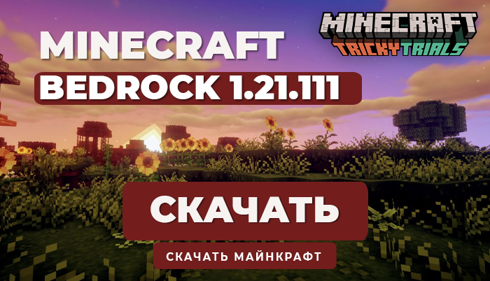 Minecraft PE 1.21.111 [Полная версия]
