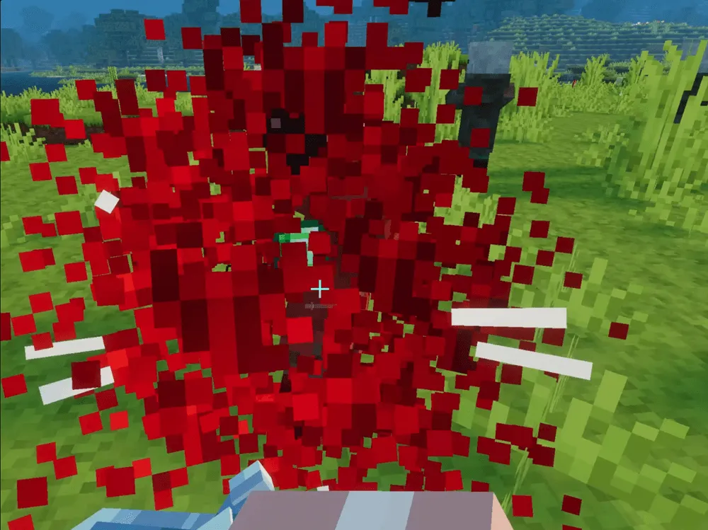 Мод на кровь в Minecraft BE 1.21.132