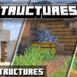Мод: Structures Plus [Minecraft BE 1.21 - 1.26]