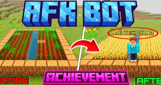 Мод АФК Загрузчик чанков [Minecraft BE 1.21-1.26]