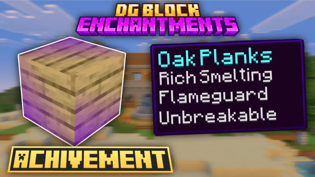 Мод Block Enchantments (Зачарования Блоков) [Minecraft BE 1.21 — 1.26]