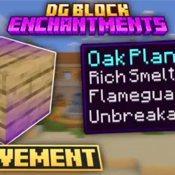 Мод Block Enchantments (Зачарования Блоков) [Minecraft BE 1.21 - 1.26]