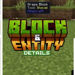 Мод: Подробные данные о блоках и Мобах [Minecraft BE 1.21-1.26]