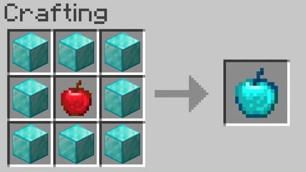 Мод Алмазные Яблоки [Minecraft BE 1.21 — 1.26]