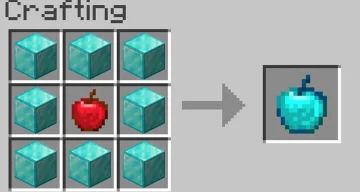 Мод Алмазные Яблоки [Minecraft BE 1.21 — 1.26]