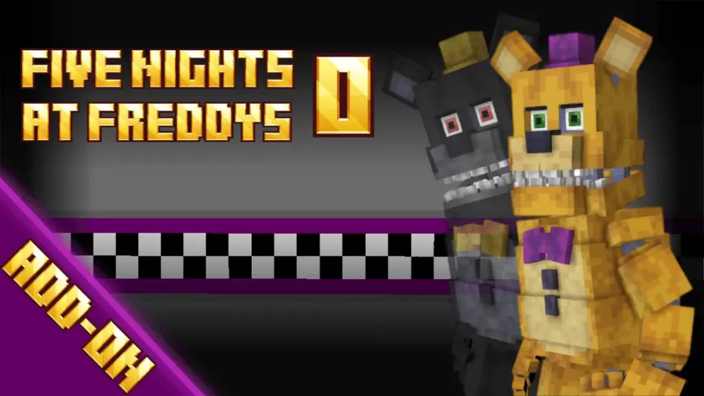 Мод: Five Nights At Freddy’s 0 (5 Ночей с Фредди) [Minecraft BE 1.21]