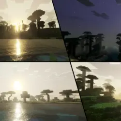 Шейдеры Lunar Shader [Minecraft BE 1.26]