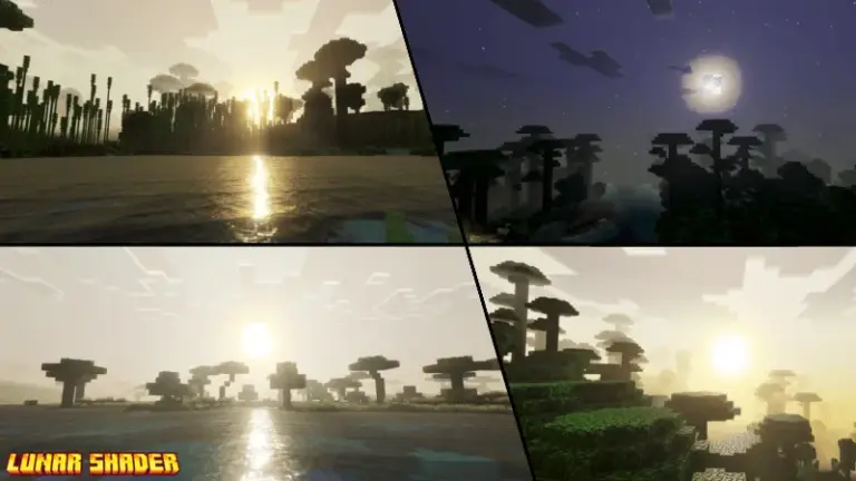 Шейдеры Lunar Shader [Minecraft BE 1.26]