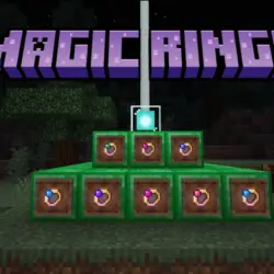 Мод Магические кольца [Minecraft BE 1.26]