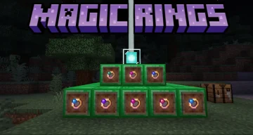 Мод Магические кольца [Minecraft BE 1.26]