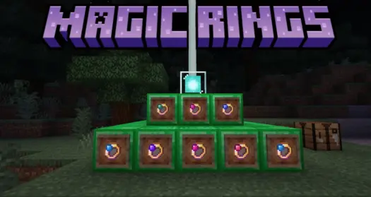 Мод Магические кольца [Minecraft BE 1.26]