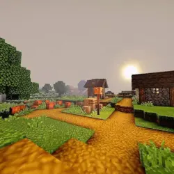 Средневековые шейдеры для [Minecraft BE 1.21.132-1.26]