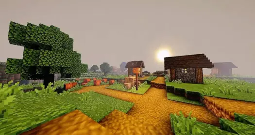 Средневековые шейдеры для [Minecraft BE 1.21.132-1.26]