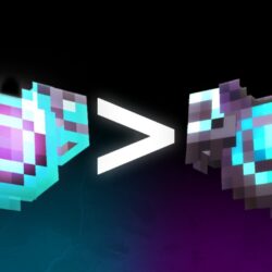 Текстурпак "Всё в незерит" Minecraft Bedrock 1.26