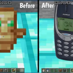 Тотем Nokia для Minecraft Bedrock 1.26