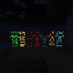 Текстуры: Светящаяся отделка брони [Minecraft Bedrock 1.21+]