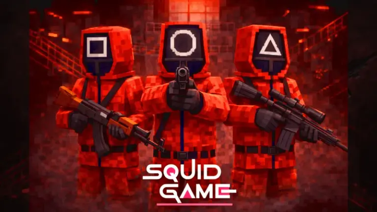 Мод игра в кальмара персонажи из игры кальмара Minecraft BE 1.26