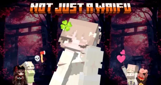 Мод Милые Вайфу (not just a waifu) [Minecraft BE 1.26]