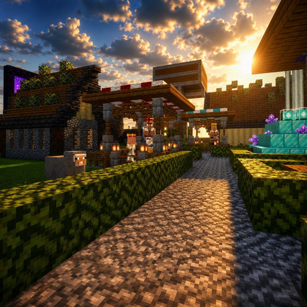 Карта 1500 дней хардкор-выживания Minecraft BE 1.21+