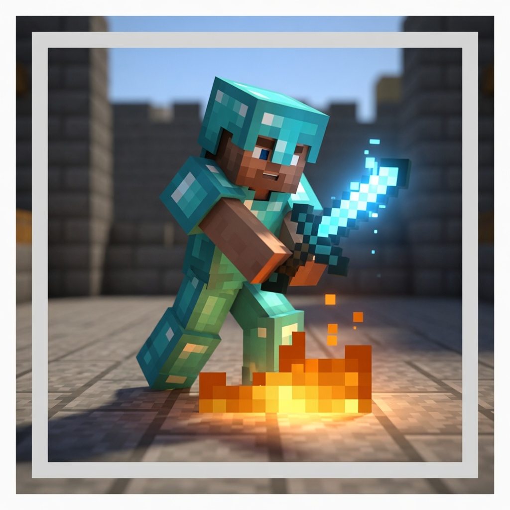 Текстуры Low Fire Minecraft BE 1.21+