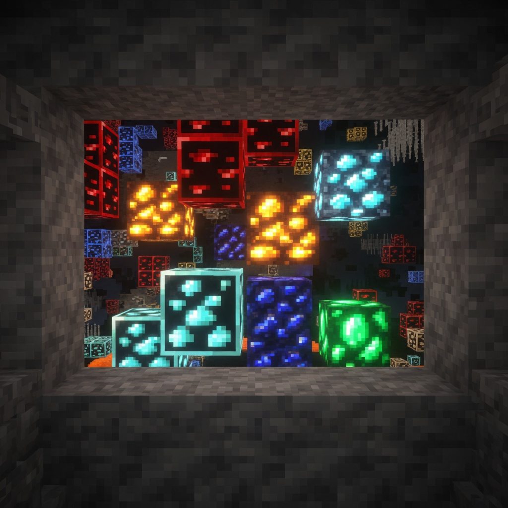 Текстуры X-Ray Glow Minecraft BE 1.21+