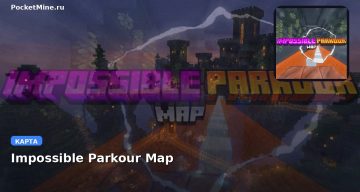 Карта Impossible Parkour Map Minecraft PE