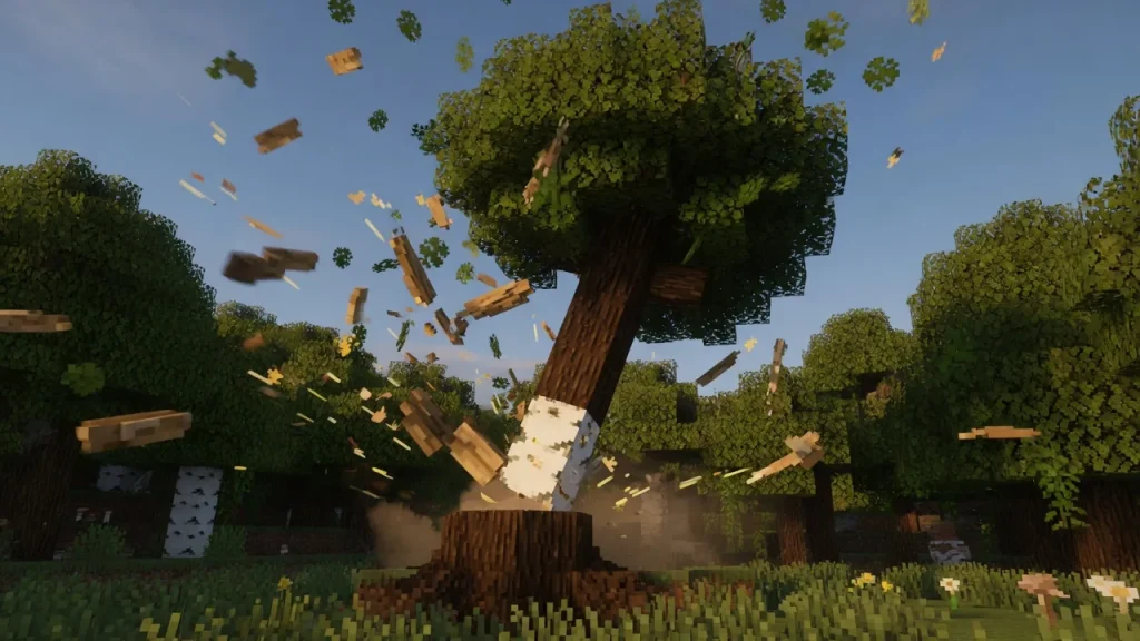 Плагин Ultimate timber [Spigot]