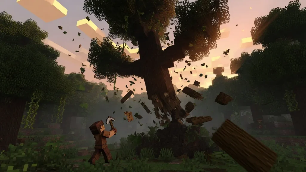 Плагин Ultimate timber [Spigot]