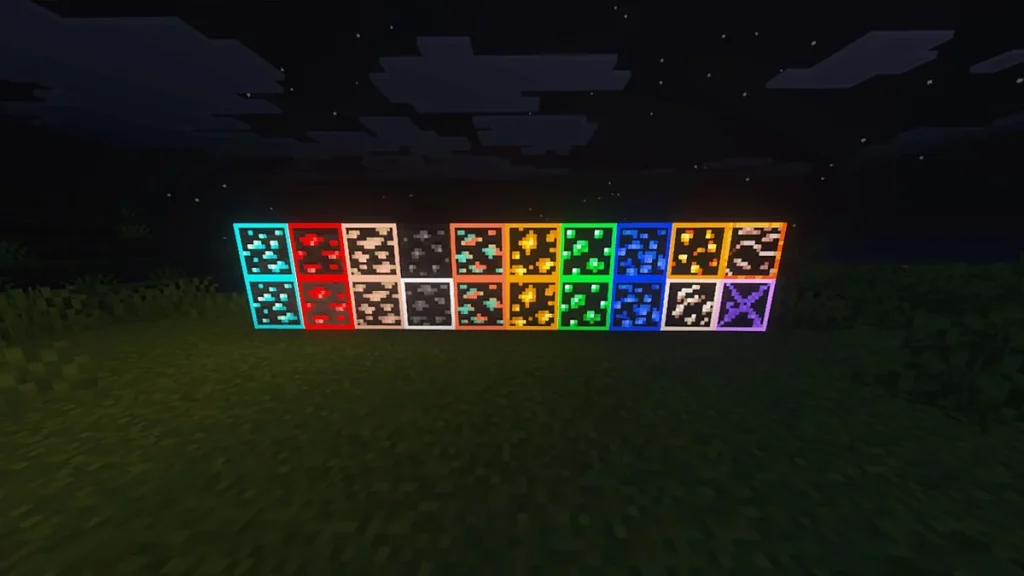 Текстуры VISIBLE ORES PLUS Minecraft BE