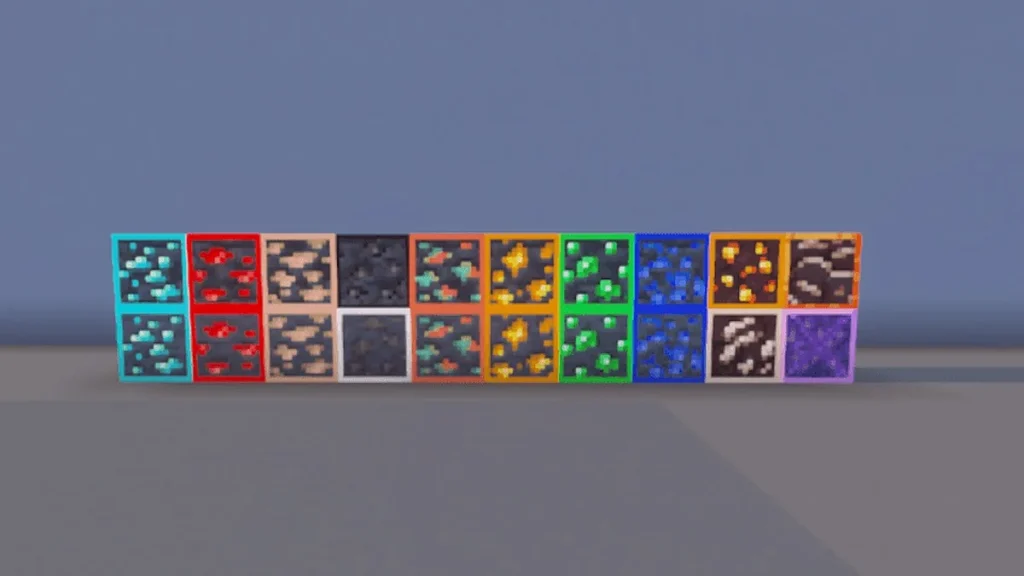Текстуры VISIBLE ORES PLUS Minecraft BE