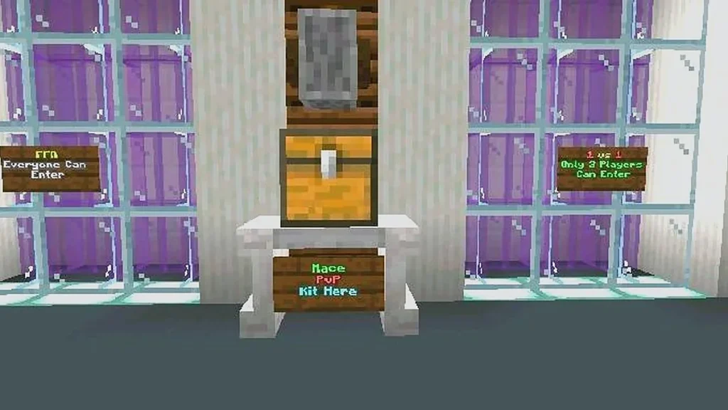 Карта Ultimate Bedrock PvP Arenas | 6 Modes, 1v1 Auto-Lock & Lag-Free API Minecraft PE