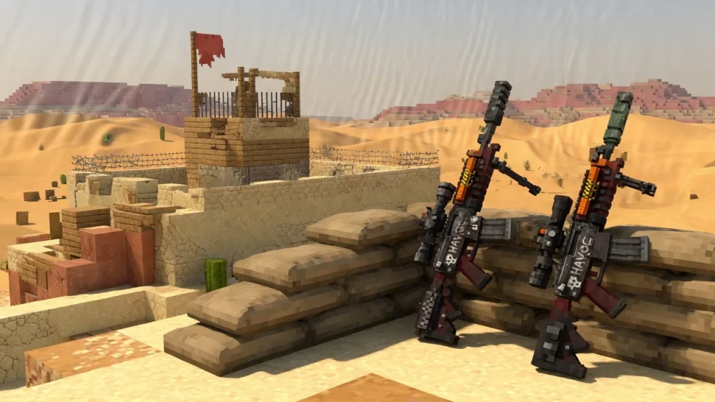 Мод Havoc Guns Minecraft BE