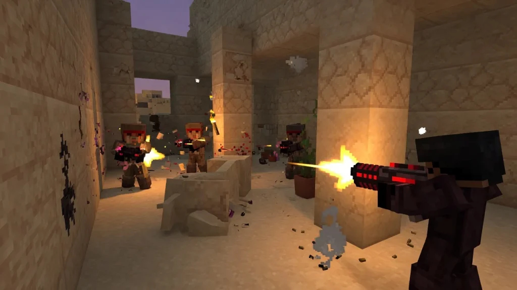 Мод Havoc Guns Minecraft BE