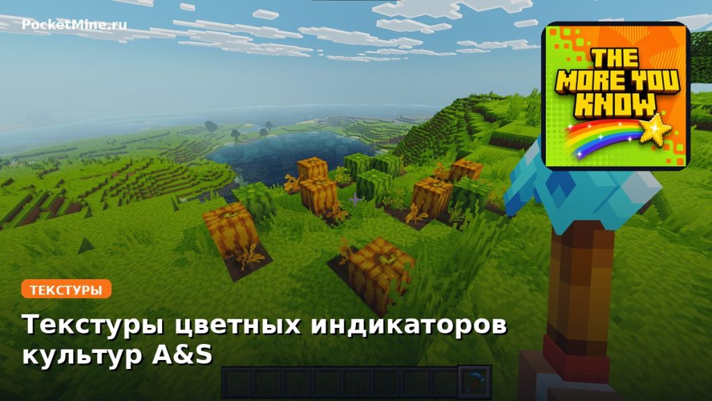 Текстуры цветных индикаторов культур A&S Minecraft BE