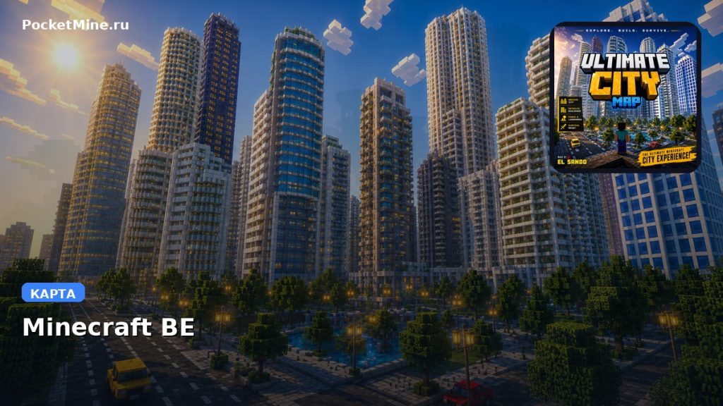 Карта Ultimate City Map | EL SANDO Minecraft PE