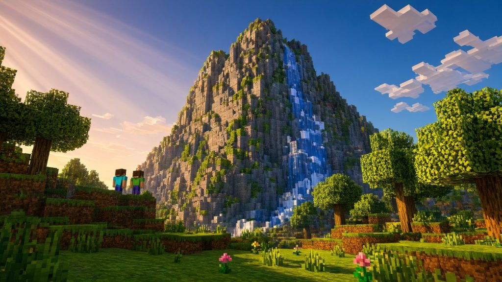 Шейдеры Ванильные яркие визуалы Minecraft BE