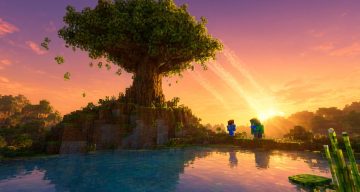 Шейдеры Ruspe Сияние Minecraft BE