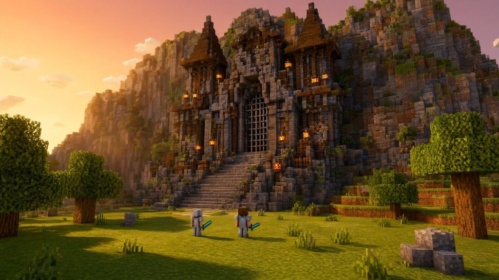 Карта Обход склепа Minecraft PE