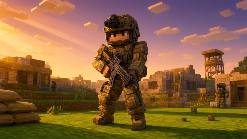 Мод Военная броня GMA Minecraft BE