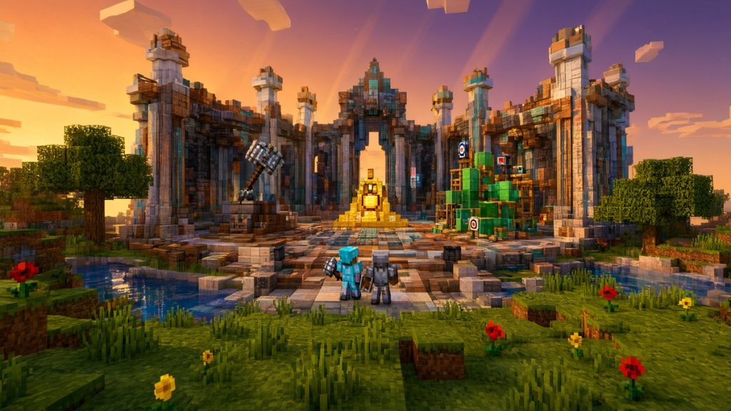 Карта Тренировочная арена BakuBuilds Minecraft PE