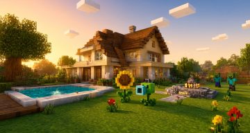 Карта RWS: Растения против зомби Minecraft PE
