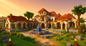 Карта Мексиканский особняк Minecraft PE