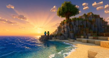 Шейдеры Cloud Visual: ясная атмосфера Minecraft BE
