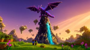 Шейдеры дракона Края Minecraft BE