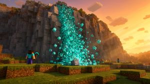 Мод Жильная добыча руды 2 Minecraft BE