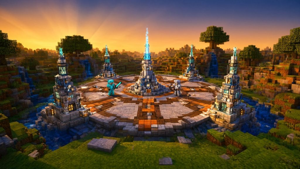 Карта Боевая арена GAVTI Minecraft PE